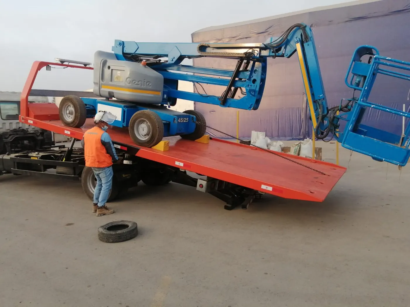 Transporte de maquinaria – Fapmelsa