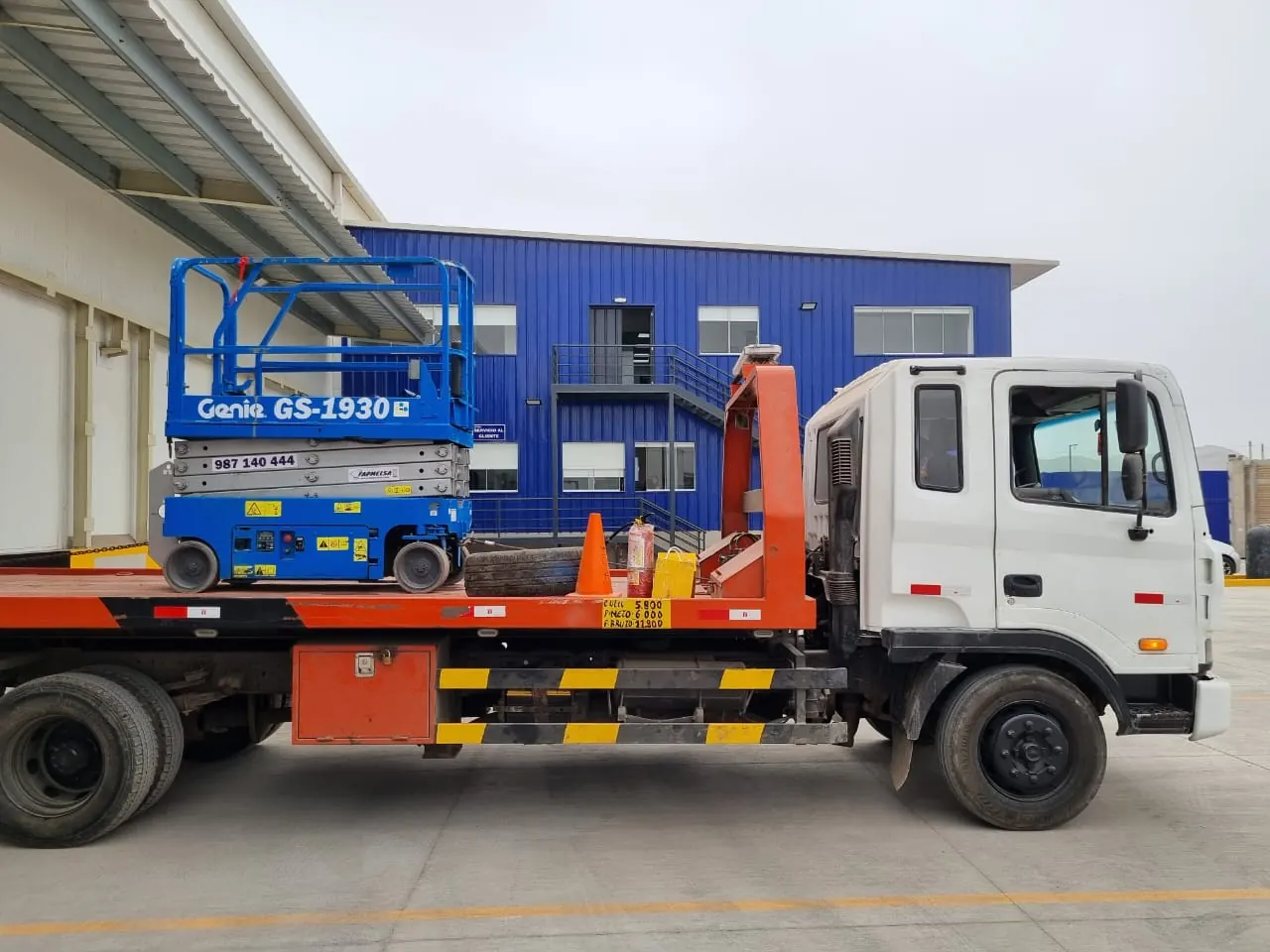 Transporte de manlift